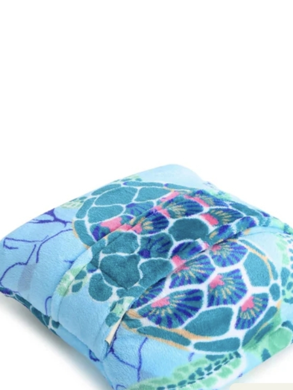 Vera Bradley Travel Blanket Sea Turtles NWT - Picture 6 of 14